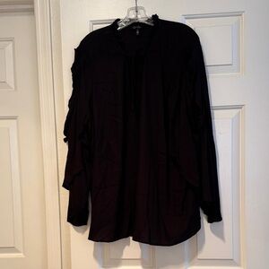 Elegant Black Women's Top